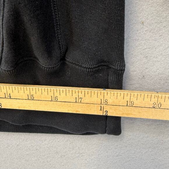 Champion Hoodie Unisex M Black Teal Pink Script Reverse Weave Logo Casual - Picture 12 of 12